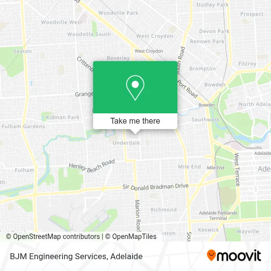 Mapa BJM Engineering Services