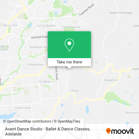 Mapa Avant Dance Studio - Ballet & Dance Classes