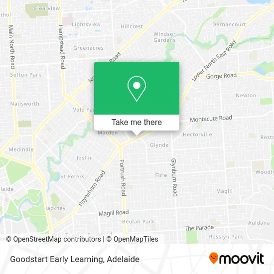 Mapa Goodstart Early Learning