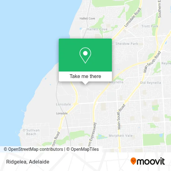 Mapa Ridgelea