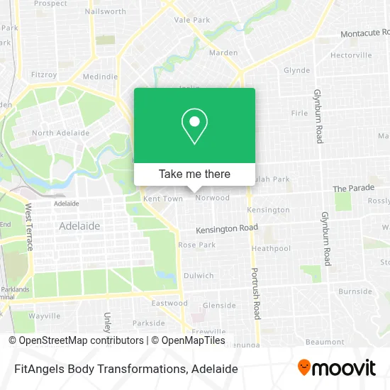 Mapa FitAngels Body Transformations