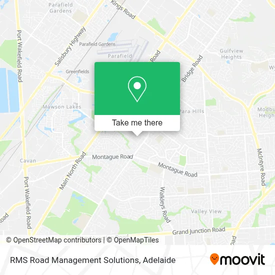 Mapa RMS Road Management Solutions