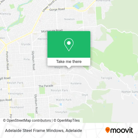 Mapa Adelaide Steel Frame Windows
