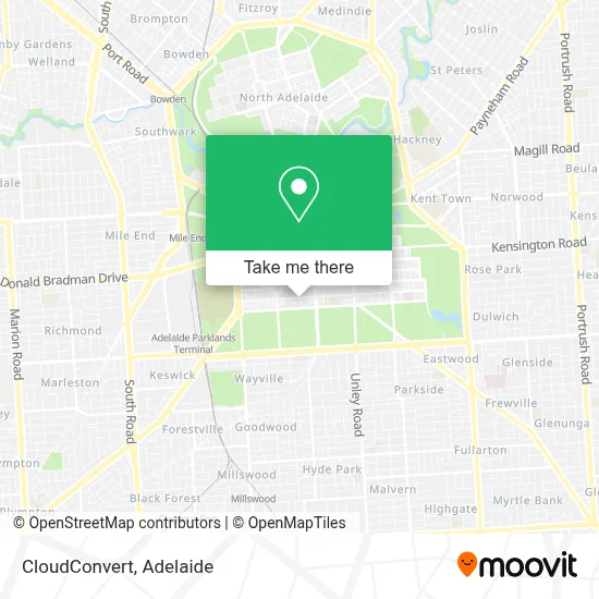 Mapa CloudConvert