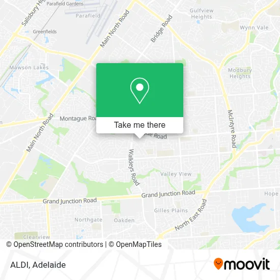 Mapa ALDI