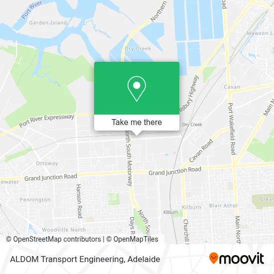Mapa ALDOM Transport Engineering