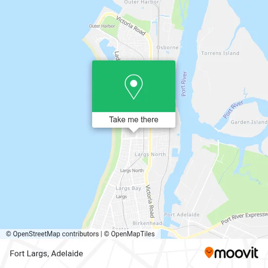Mapa Fort Largs