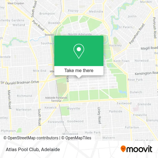 Mapa Atlas Pool Club