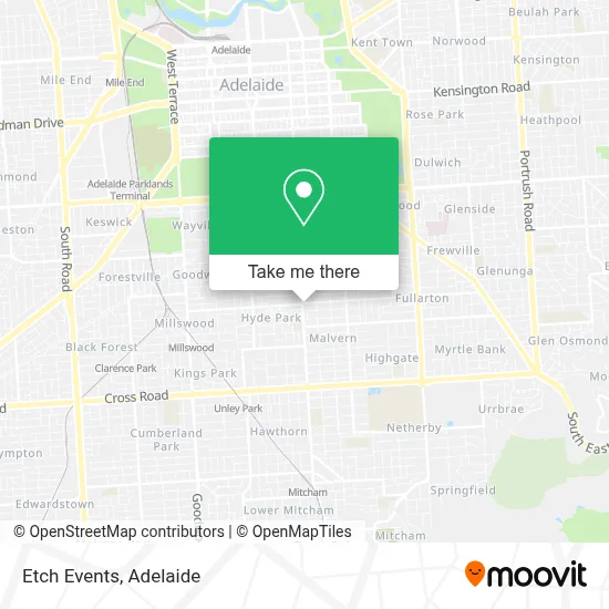 Mapa Etch Events
