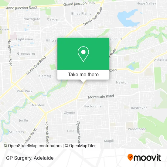 Mapa GP Surgery