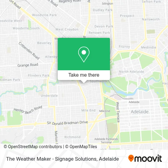 Mapa The Weather Maker - Signage Solutions