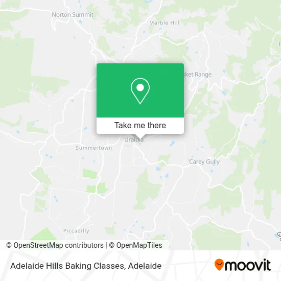 Mapa Adelaide Hills Baking Classes