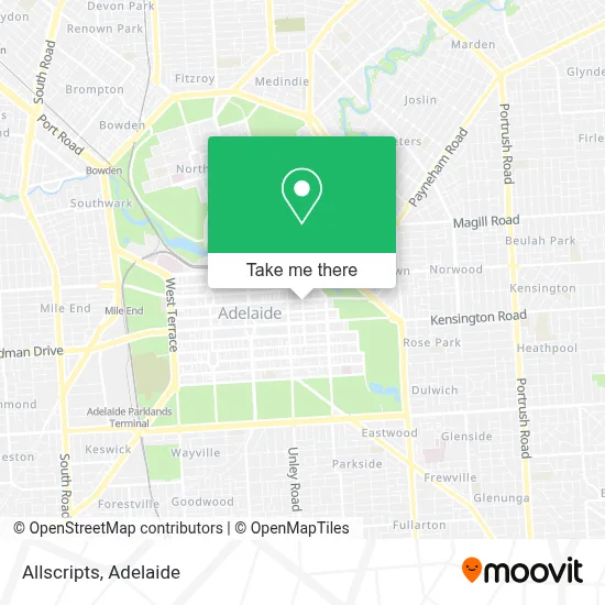 Mapa Allscripts