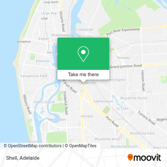 Mapa Shell