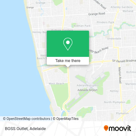 Mapa BOSS Outlet
