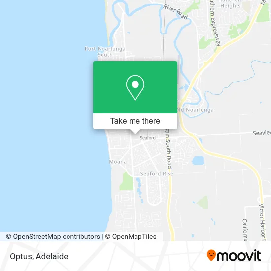 Mapa Optus
