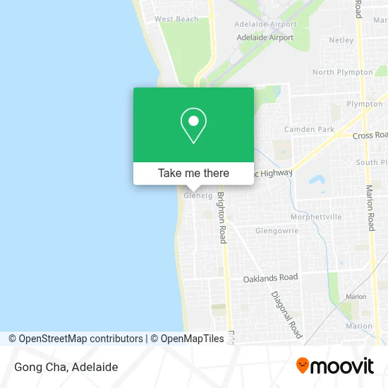 Mapa Gong Cha
