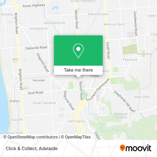 Mapa Click & Collect