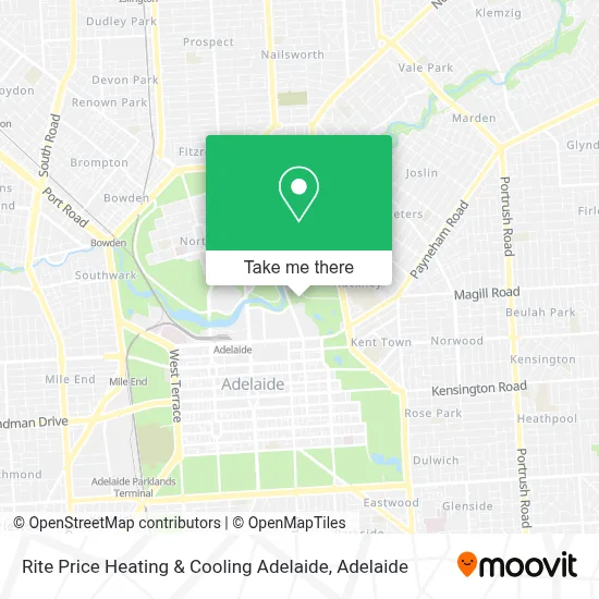 Mapa Rite Price Heating & Cooling Adelaide