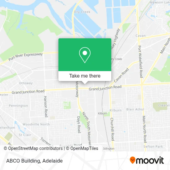 Mapa ABCO Building