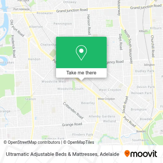Mapa Ultramatic Adjustable Beds & Mattresses