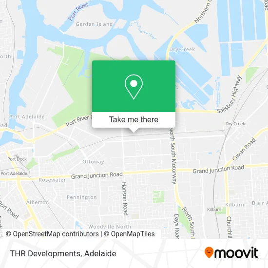 Mapa THR Developments
