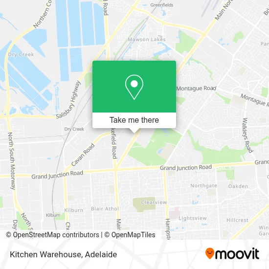 Mapa Kitchen Warehouse