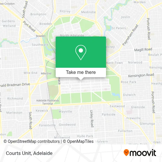 Mapa Courts Unit