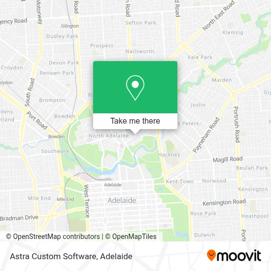 Mapa Astra Custom Software
