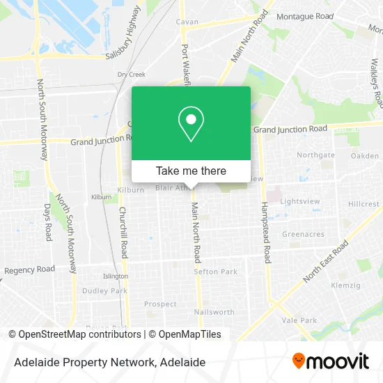 Mapa Adelaide Property Network