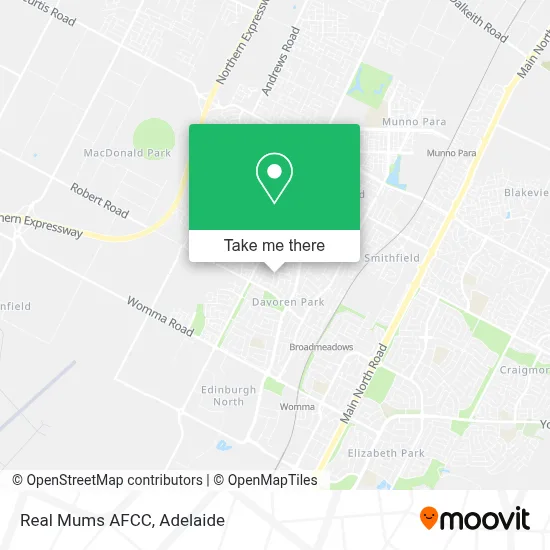 Mapa Real Mums AFCC