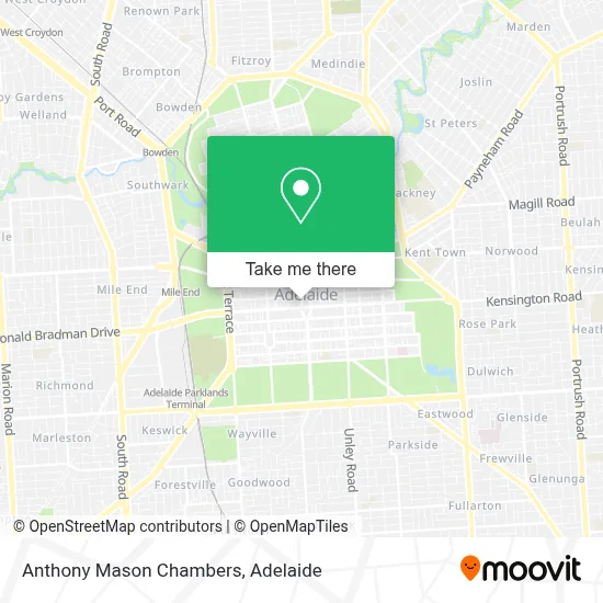 Mapa Anthony Mason Chambers