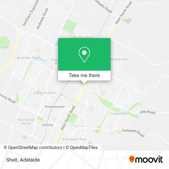 Mapa Shell
