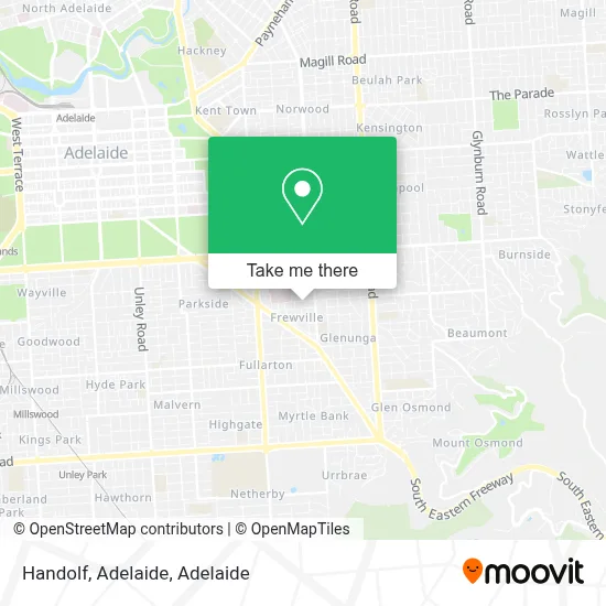 Mapa Handolf, Adelaide
