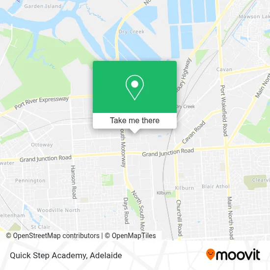 Mapa Quick Step Academy