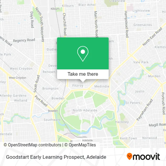 Mapa Goodstart Early Learning Prospect