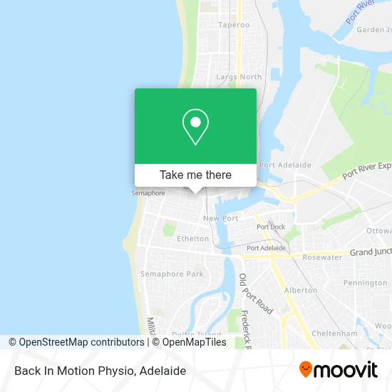 Mapa Back In Motion Physio