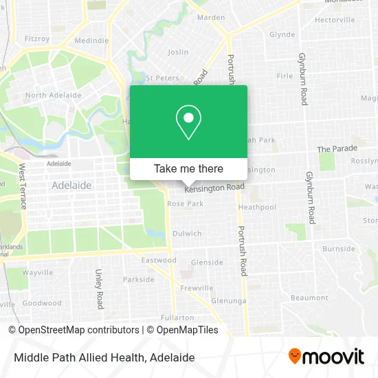 Mapa Middle Path Allied Health