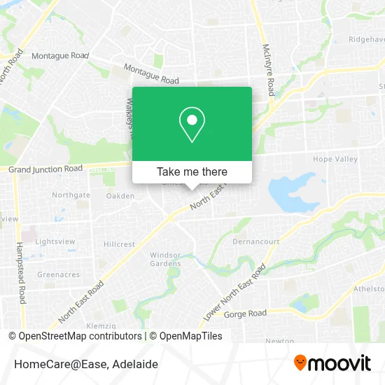 Mapa HomeCare@Ease