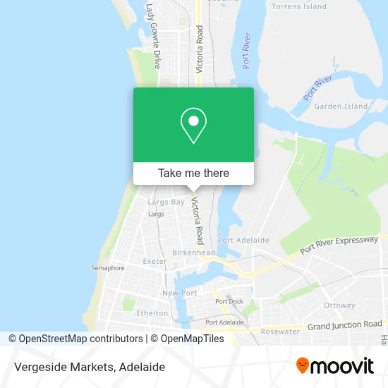 Mapa Vergeside Markets