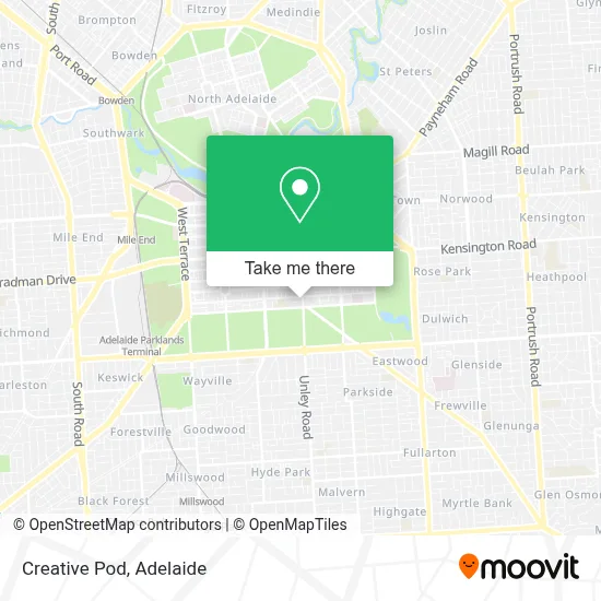 Mapa Creative Pod