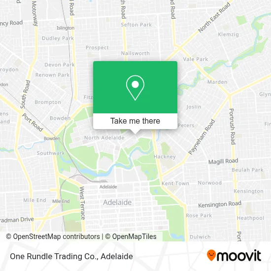 Mapa One Rundle Trading Co.