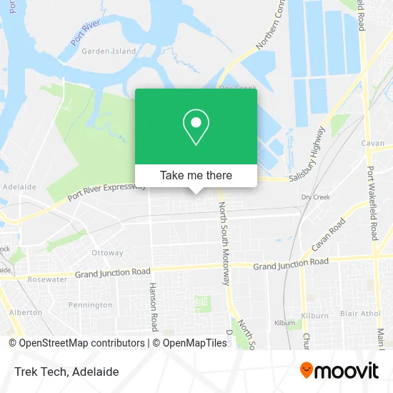 Mapa Trek Tech