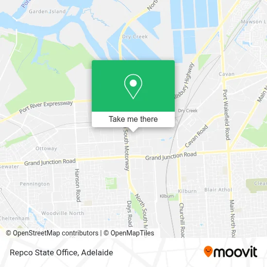 Mapa Repco State Office
