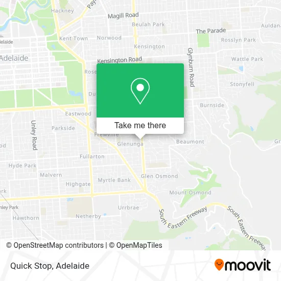 Mapa Quick Stop