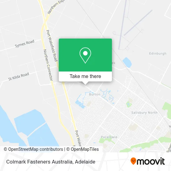 Mapa Colmark Fasteners Australia