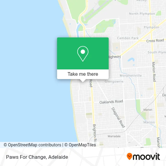 Mapa Paws For Change