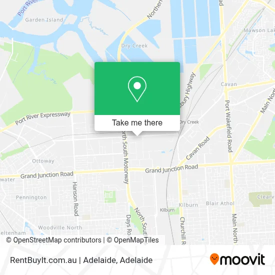 Mapa RentBuyIt.com.au | Adelaide