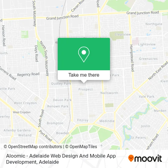 Mapa Aloomic - Adelaide Web Design And Mobile App Development