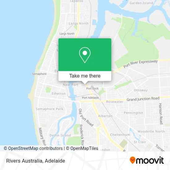 Mapa Rivers Australia